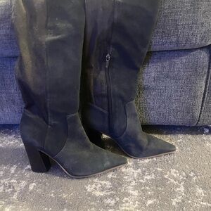 Thigh High suede boots